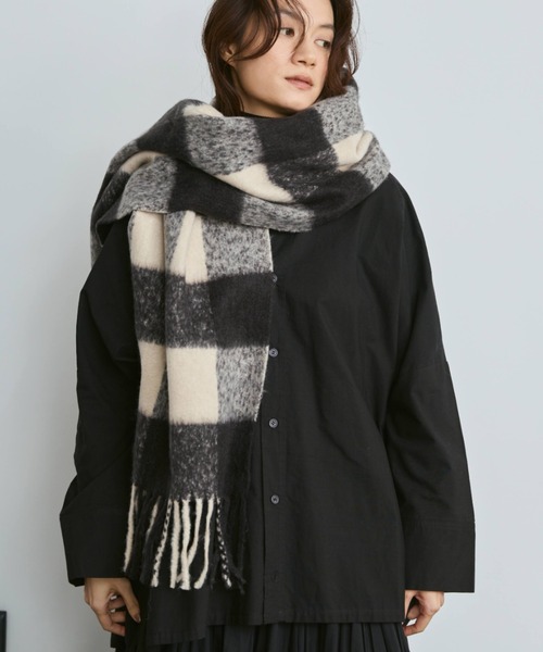 セール】ブロックチェックストール（ストール/ショール）｜Libra Cue