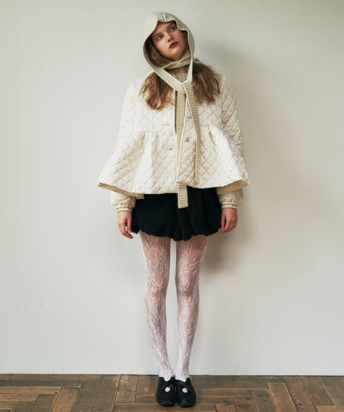 HONEY MI HONEY（ハニーミーハニー）の「tulle puff balloon mini skirt（スカート・レディース・コーラルピンク/ホワイト/ブラック・FREE）」の7枚目の写真