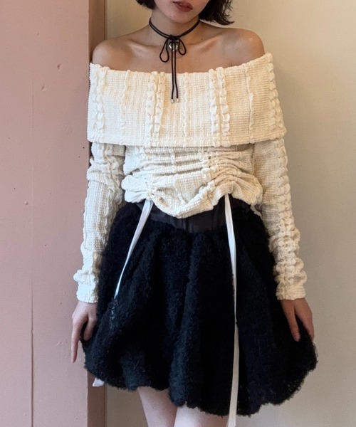 tulle puff balloon mini skirt（スカート）｜HONEY MI HONEY（ハニー