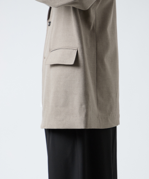 セール】ウール混 オーバージャケット（テーラードジャケット）｜B.C