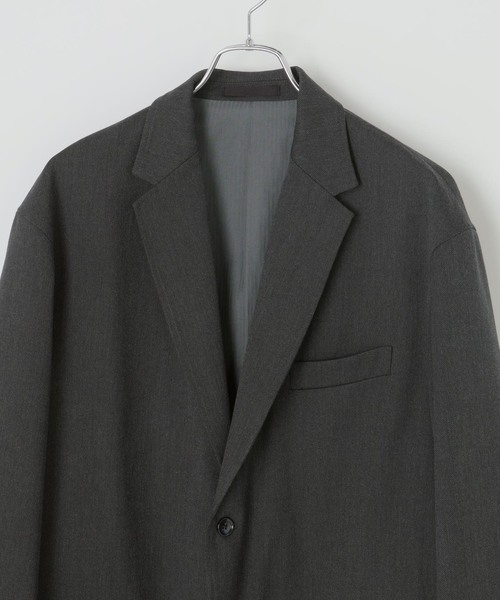 セール】ウール混 オーバージャケット（テーラードジャケット）｜B.C