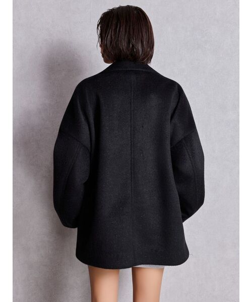 GYDA（ジェイダ）の「ラメmaterialチェスターコート（チェスターコート・レディース・その他1/ブラック・FREE）」の15枚目の写真