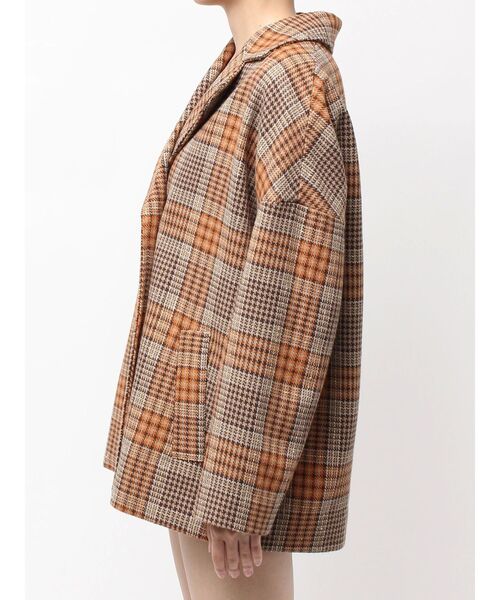 GYDA（ジェイダ）の「ラメmaterialチェスターコート（チェスターコート・レディース・その他1/ブラック・FREE）」の21枚目の写真