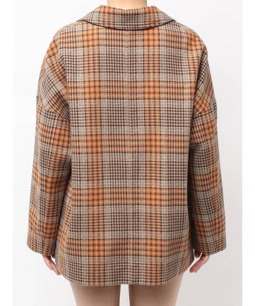 GYDA（ジェイダ）の「ラメmaterialチェスターコート（チェスターコート・レディース・その他1/ブラック・FREE）」の22枚目の写真