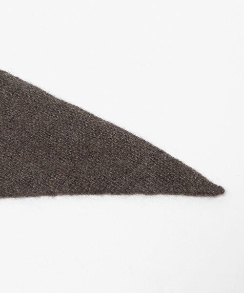 ASAUCE MELER（アソースメレ）の「【別注】＜ASAUCE MELER＞カシミヤ スカーフ（ストール/ショール・レディース・ライトピンク/ダークブラウン・FREE）」の9枚目の写真