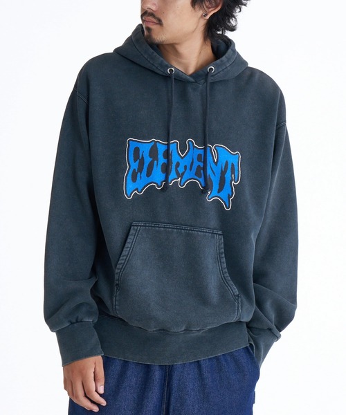 ELEMENT(エレメント)の「ELEMENT メンズ NESS HOOD パーカー 【2025年秋冬モデル】/エレメントプルオーバーフードパーカー・フーディー(パーカー・メンズ・ブラック/ホワイト系その他/ブラック系その他・MEDIUM/X-LARGE/LARGE)」の3枚目の写真