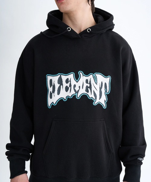 ELEMENT(エレメント)の「ELEMENT メンズ NESS HOOD パーカー 【2025年秋冬モデル】/エレメントプルオーバーフードパーカー・フーディー(パーカー・メンズ・ブラック/ホワイト系その他/ブラック系その他・MEDIUM/X-LARGE/LARGE)」の1枚目の写真