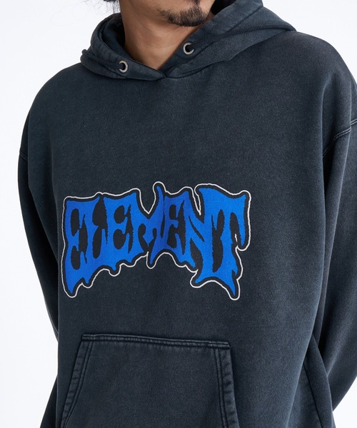 ELEMENT(エレメント)の「ELEMENT メンズ NESS HOOD パーカー 【2025年秋冬モデル】/エレメントプルオーバーフードパーカー・フーディー(パーカー・メンズ・ブラック/ホワイト系その他/ブラック系その他・MEDIUM/X-LARGE/LARGE)」の7枚目の写真