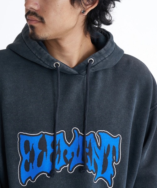 ELEMENT(エレメント)の「ELEMENT メンズ NESS HOOD パーカー 【2025年秋冬モデル】/エレメントプルオーバーフードパーカー・フーディー(パーカー・メンズ・ブラック/ホワイト系その他/ブラック系その他・MEDIUM/X-LARGE/LARGE)」の8枚目の写真