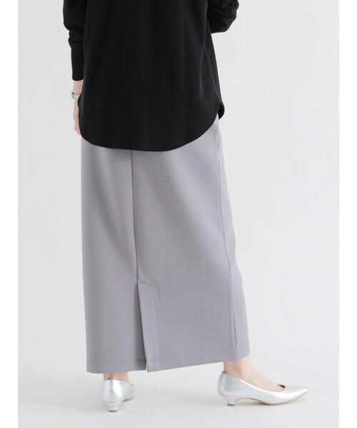 sm2rhythm（サマンサモスモスリズム）の「ダンボールロングスカート（スカート・レディース・ブラウン/ブラック/グレー・F）」の5枚目の写真