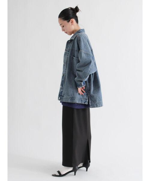 sm2rhythm（サマンサモスモスリズム）の「ダンボールロングスカート（スカート・レディース・ブラウン/ブラック/グレー・F）」の13枚目の写真