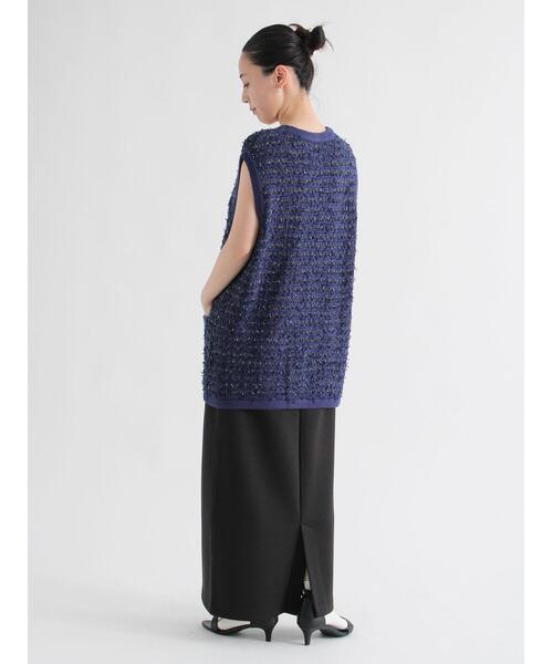 sm2rhythm（サマンサモスモスリズム）の「ダンボールロングスカート（スカート・レディース・ブラウン/ブラック/グレー・F）」の18枚目の写真