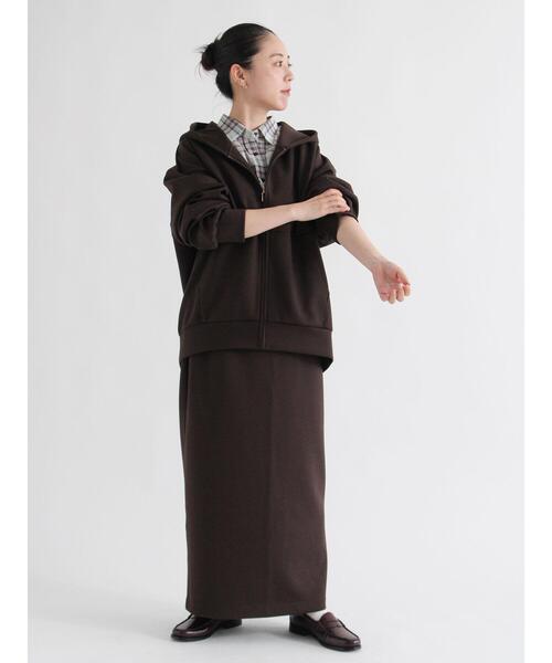 sm2rhythm（サマンサモスモスリズム）の「ダンボールロングスカート（スカート・レディース・ブラウン/ブラック/グレー・F）」の22枚目の写真