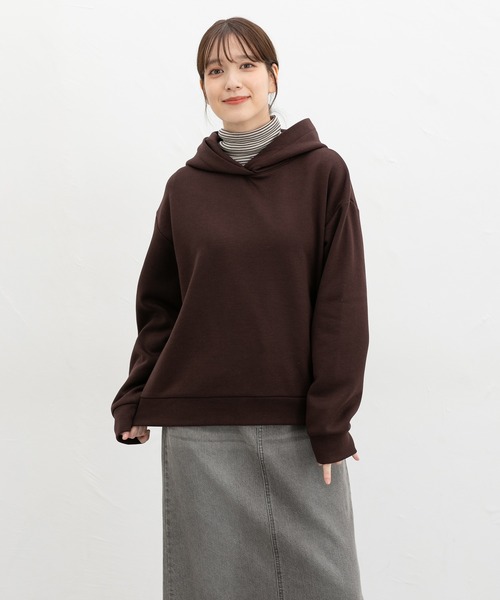 Honeys(ハニーズ)の「フライスボーダータートル(Tシャツ/カットソー・レディース・レッド系その他/グリーン系その他/ネイビー×ホワイト/ホワイト×ブラック/グレー系その他・L/LL/M/S)」の9枚目の写真
