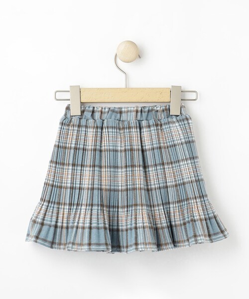 SHOO・LA・RUE（シューラルー）の「【100-150cm】クマチャーム付きプリーツスカート（スカート・キッズ・ブラック系1/サックスブルー系1/ライトオレンジ系1・10/11/12/13/14/15 ）」の5枚目の写真