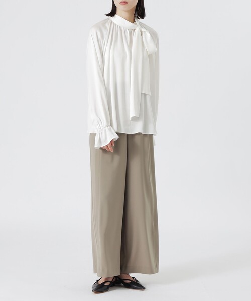 LOVELESS（ラブレス）の「ヴィンテージサテンボウタイブラウス（シャツ/ブラウス・レディース・オフホワイト/ブラック・34/36）」の7枚目の写真