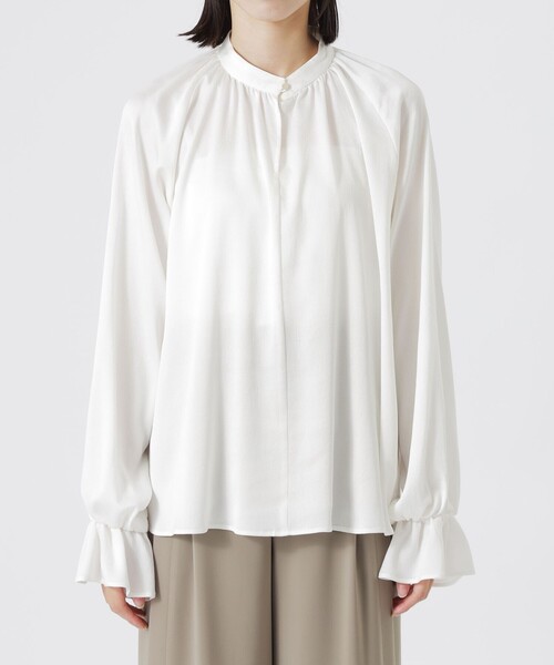 LOVELESS（ラブレス）の「ヴィンテージサテンボウタイブラウス（シャツ/ブラウス・レディース・オフホワイト/ブラック・34/36）」の10枚目の写真