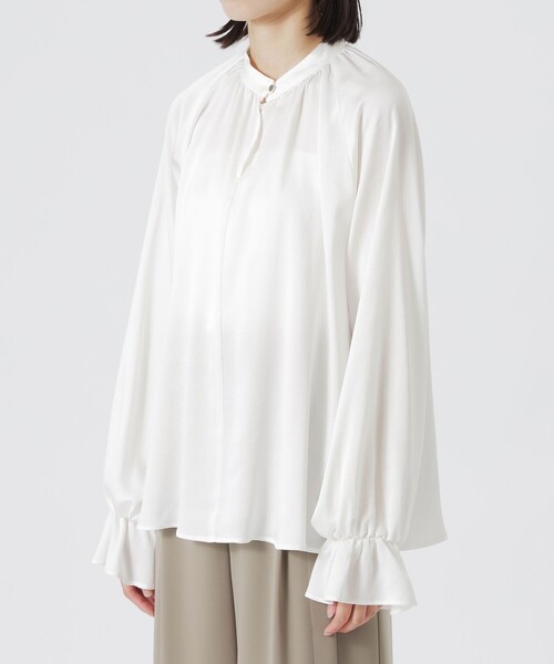 LOVELESS（ラブレス）の「ヴィンテージサテンボウタイブラウス（シャツ/ブラウス・レディース・オフホワイト/ブラック・34/36）」の11枚目の写真