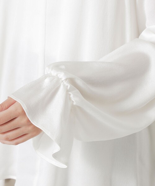 LOVELESS（ラブレス）の「ヴィンテージサテンボウタイブラウス（シャツ/ブラウス・レディース・オフホワイト/ブラック・34/36）」の18枚目の写真
