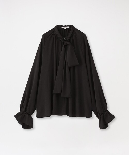 LOVELESS（ラブレス）の「ヴィンテージサテンボウタイブラウス（シャツ/ブラウス・レディース・オフホワイト/ブラック・34/36）」の4枚目の写真