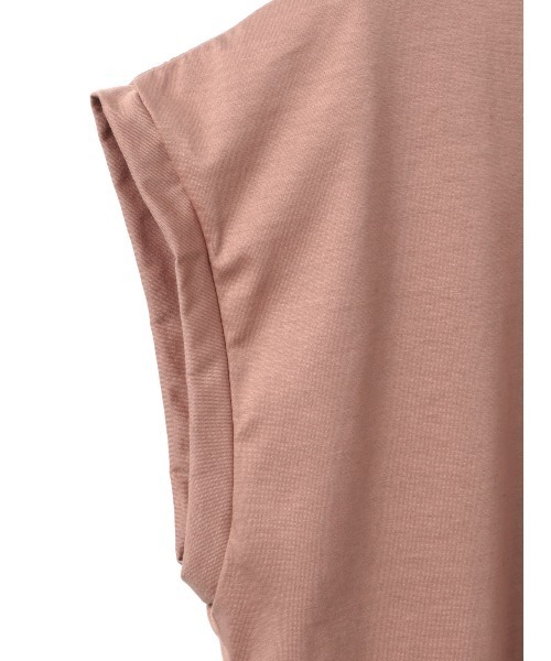 MidiUmi(ミディウミ)の「MidiUmi フレンチスリーブプルオーバー(Tシャツ/カットソー・レディース・オフホワイト/ブラック/カーキ/ブラウン・FREE)」の8枚目の写真