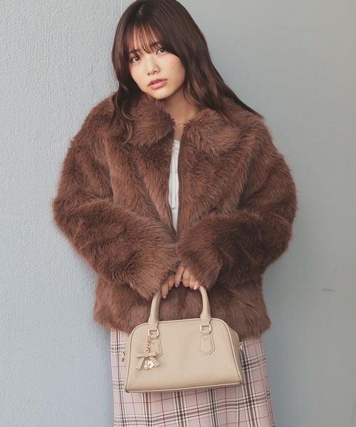 衿付ファーブルゾン（ブルゾン）｜Honeys（ハニーズ）のファッション