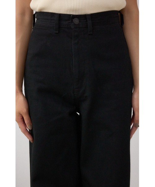 AZUL by moussy(アズールバイマウジー)の「AZUL DENIM VENUSワイドデニム(デニムパンツ・レディース・ワンウォッシュ/ブラック・SMALL/MEDIUM)」の9枚目の写真