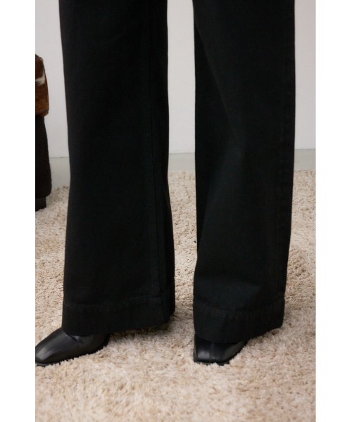 AZUL by moussy(アズールバイマウジー)の「AZUL DENIM VENUSワイドデニム(デニムパンツ・レディース・ワンウォッシュ/ブラック・SMALL/MEDIUM)」の12枚目の写真