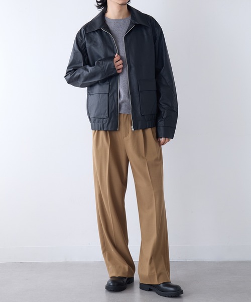 HAUS(ハウス)の「【HAUS】A2タイプライダースジャケット(その他アウター・メンズ・ブラウン/ブラック・LL/L/M)」の20枚目の写真