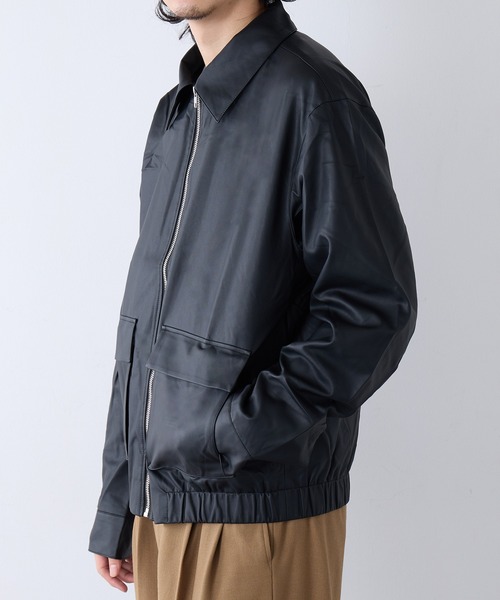 HAUS(ハウス)の「【HAUS】A2タイプライダースジャケット(その他アウター・メンズ・ブラウン/ブラック・LL/L/M)」の11枚目の写真