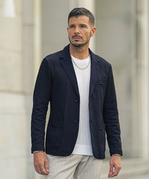 SOMEDIFF（サムディフ）の「カットデニムコーティングジャケット メンズ テーラード 2B カットデニム スウェットデニム 春服 冬服（テーラードジャケット）」