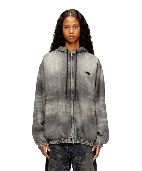 大人気即完売　ウォッシュドDEMIMブルゾン 大人気即完売 ウォッシュドDEMIMブルゾン 大人気即完売 ウォッシュド