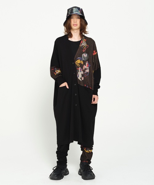 STOF（ストフ）の「DIVERCITY JQ CARDIGAN（カーディガン/ボレロ・メンズ・ブラックミックス/チェック・S/M）」の7枚目の写真