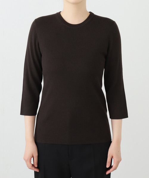 リブクルーネックプルオーバー（ニット/セーター）｜EVERYDAY I LIKE