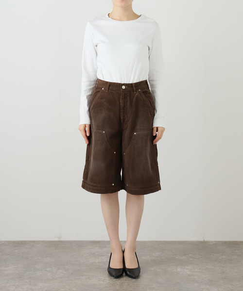 JANE SMITH / JOHN SMITH（ジェーンスミスジョンスミス）の「【JANE SMITH】 8W COTTON CORDUROY SHORTS：パンツ（その他パンツ・レディース・ブラウン・26/25）」の5枚目の写真