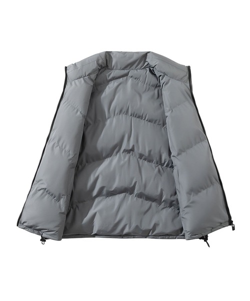 aimoha(アイモハ)の「リバーシブルベスト/reversible vest (AW)(ダウンベスト・メンズ・ブラック/グレー・LARGE/X-LARGE/XX-LARGE)」の10枚目の写真