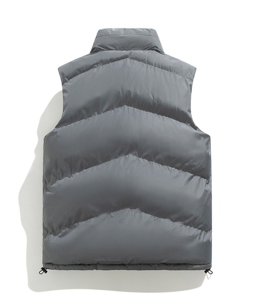 aimoha(アイモハ)の「リバーシブルベスト/reversible vest (AW)(ダウンベスト・メンズ・ブラック/グレー・LARGE/X-LARGE/XX-LARGE)」の11枚目の写真