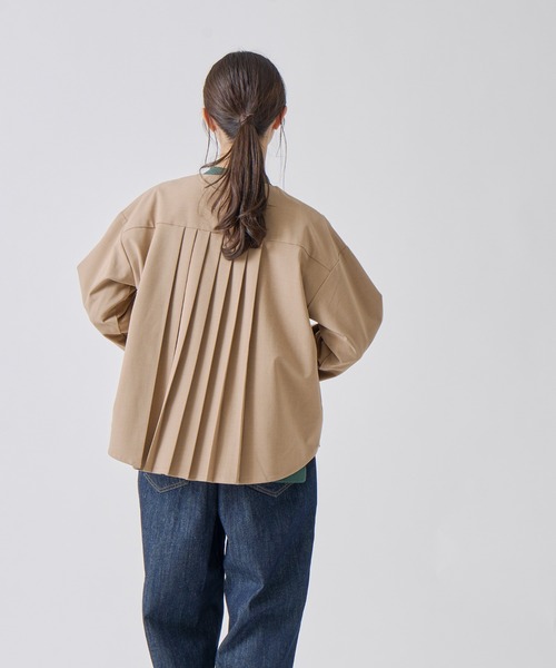 Kelen(ケレン)の「「KELEN / ケレン」バックプリーツジャケット(その他アウター・レディース・ブラック/チャコールグレー/ベージュ・S/M)」の12枚目の写真