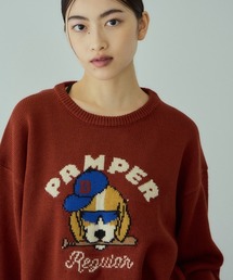 VICKY（ビッキー）の「アニマルジャカードニットプルオーバー≪手洗い可能≫（ニット/セーター）」