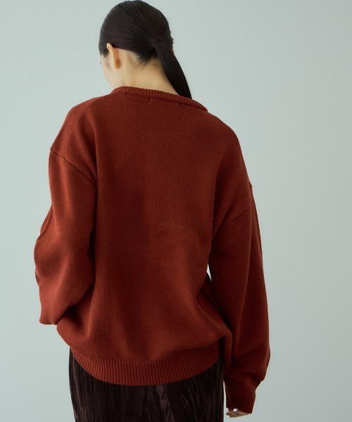 VICKY(ビッキー)の「アニマルジャカードニットプルオーバー≪手洗い可能≫(ニット/セーター・レディース・ブラック/ライトブルー/レッド・M)」の19枚目の写真