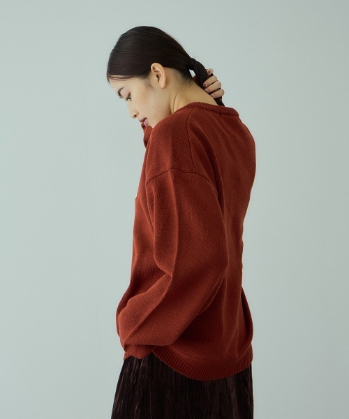 VICKY(ビッキー)の「アニマルジャカードニットプルオーバー≪手洗い可能≫(ニット/セーター・レディース・ブラック/ライトブルー/レッド・M)」の20枚目の写真