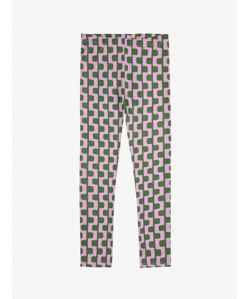 BOBO CHOSES(ボボショーズ)の「Color Chain all over leggings(レギンス/スパッツ・キッズ・パープル・10-11y/8-9y/6-7YEAR/4-5YEAR/2-3YEAR/12-13y)」の1枚目の写真