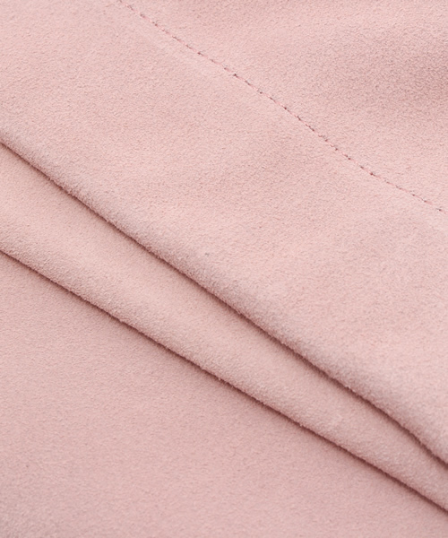 rienda（リエンダ）の「カラースウェードクラッチBAG（ショルダーバッグ・レディース・ピンク/ライトグレー/ベージュ・FREE）」の8枚目の写真