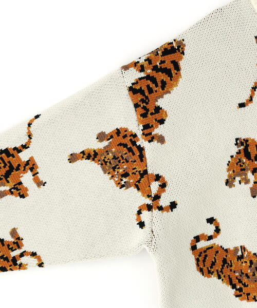 DANKE SCHON(ダンケシェーン)の「【WEB&DEPOT限定】DankeSchon/ダンケシェーン/AIRY TIGER KNIT(ニット/セーター・レディース・ブラック/ホワイト系2・XL/L/M)」の8枚目の写真