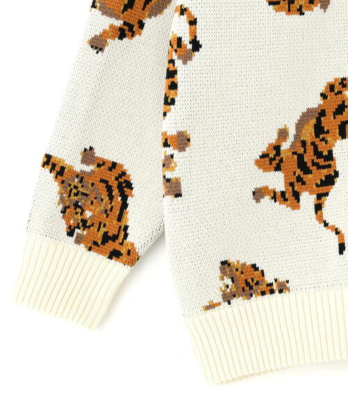 DANKE SCHON(ダンケシェーン)の「【WEB&DEPOT限定】DankeSchon/ダンケシェーン/AIRY TIGER KNIT(ニット/セーター・レディース・ブラック/ホワイト系2・XL/L/M)」の9枚目の写真