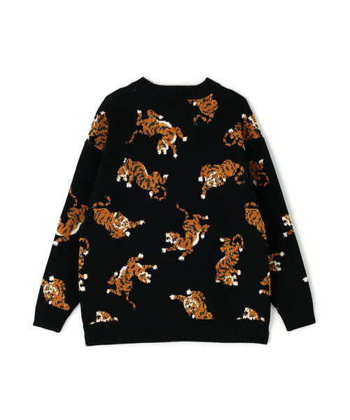 DANKE SCHON(ダンケシェーン)の「【WEB&DEPOT限定】DankeSchon/ダンケシェーン/AIRY TIGER KNIT(ニット/セーター・レディース・ブラック/ホワイト系2・XL/L/M)」の3枚目の写真