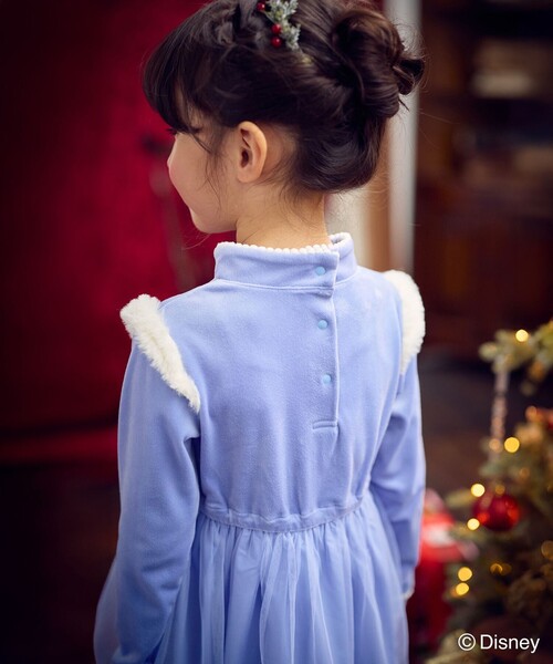 ANY（エニィ）の「【ディズニー/FROZEN】アナ なりきりワンピース（ワンピース・キッズ・サックスブルー系・130/120/110/100/90）」の6枚目の写真