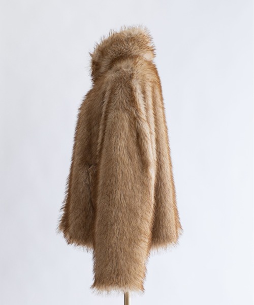 EN NEUME(エンノイム)の「Faux Fur Jacket(その他アウター・レディース・ベージュ/ブラウン/キャメル・FREE)」の6枚目の写真