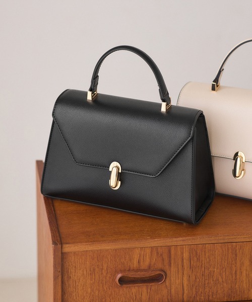 高級‼️　金着せ一重はばき　22g 楕円金具ワンハンドルバッグ/2WAY（ハンドバッグ）｜VIS（ビス）の