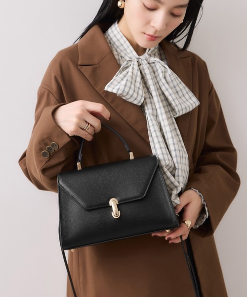 楕円金具ワンハンドルバッグ/2WAY（ハンドバッグ）｜VIS（ビス）の